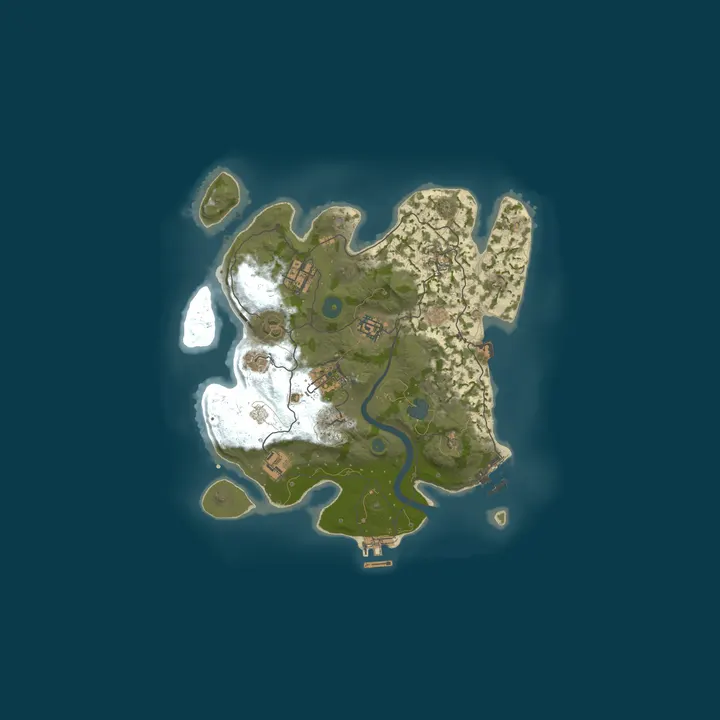 Map of Rustafary |  x3 - Events - Loot+ - Raids - Homes - Kits