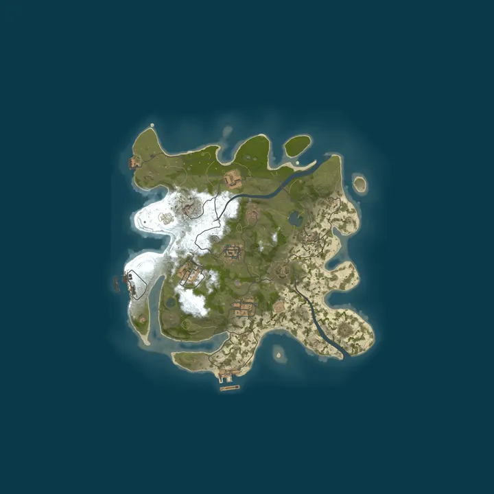 Map of [CAN] RustForget | BI Weekly | No BP Wipes | SMALL MAP
