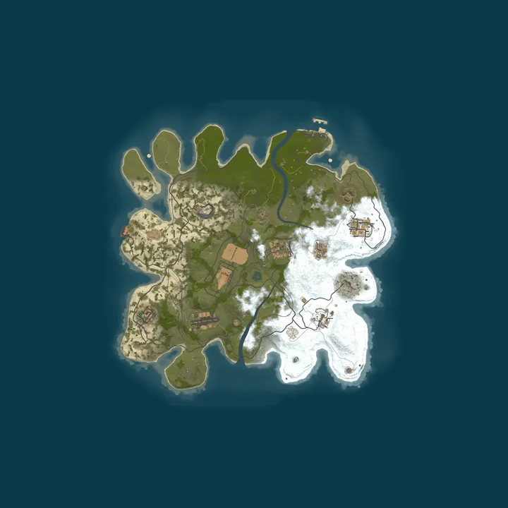 Map of Launch Your Private Rust Wipe Instantly - No Setup