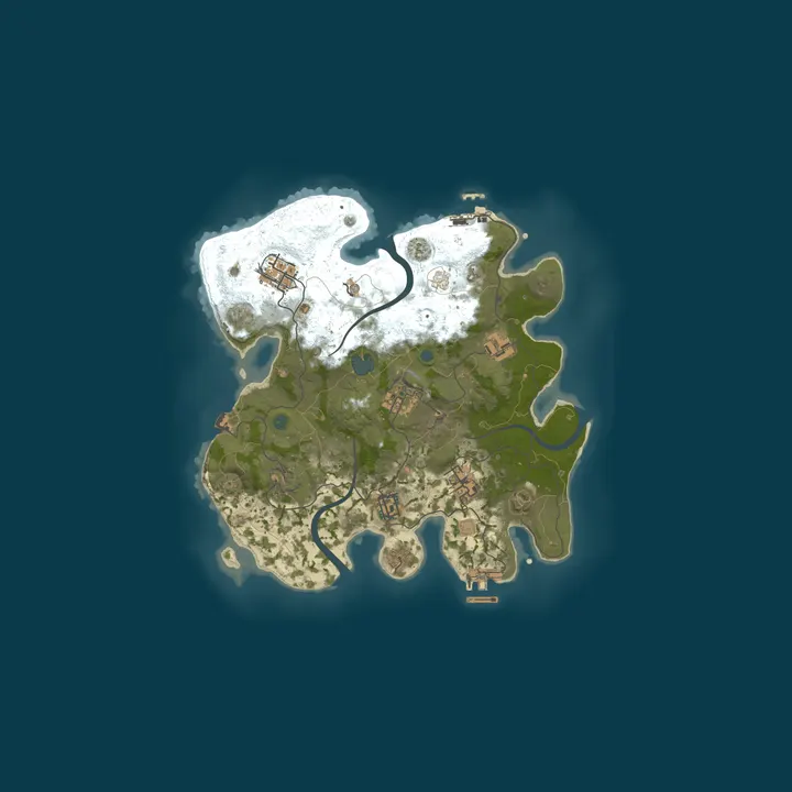 Map of [RU] Rust BattleGrounds