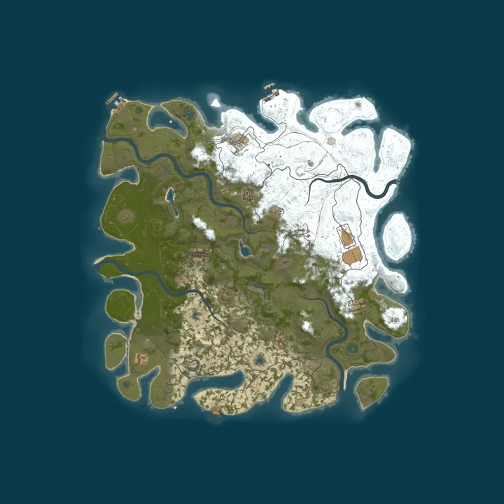 Map of The =NsS= Clan RUST Server