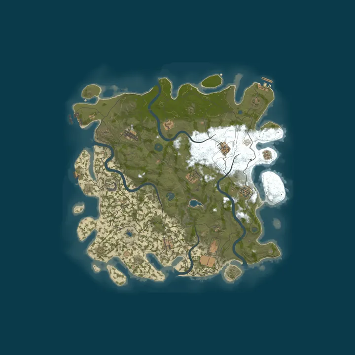 Map of ZENIX EU | 5X | Raidable Bases | Shop | TP & Homes | Biweekly