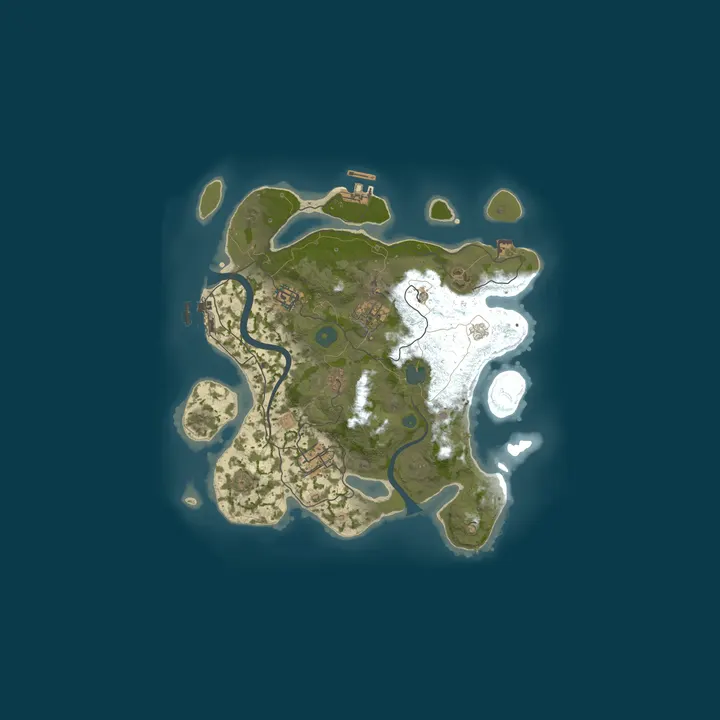 Map of [EU] 3 LIVES | Vanilla | 3-Day Full Wipe | Premium