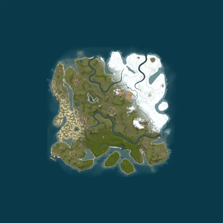 Map of A Rust Server