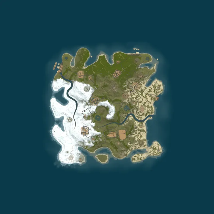 Map of RUSTY SQUIRREL