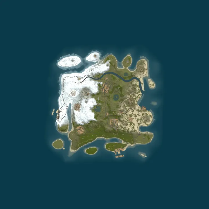 Map of My Apex Rust Server