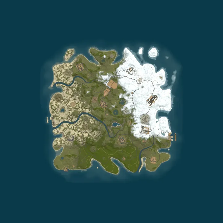 Map of Dirty Dan's Rust Emporium | No Decay | 3x Gather | 3x Stack