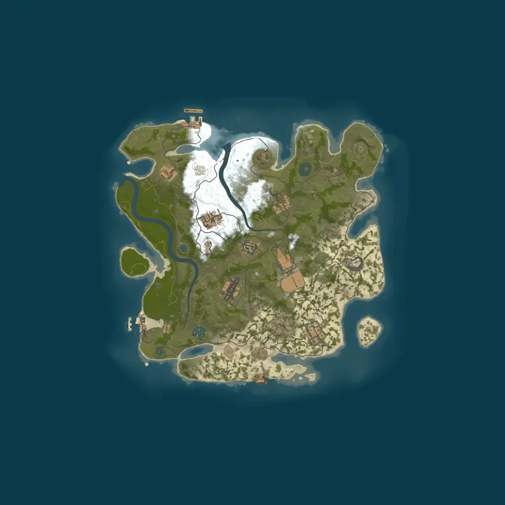 Map of A Rust Server