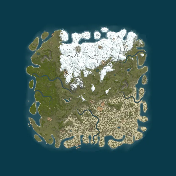 Map of RUST OASIS
