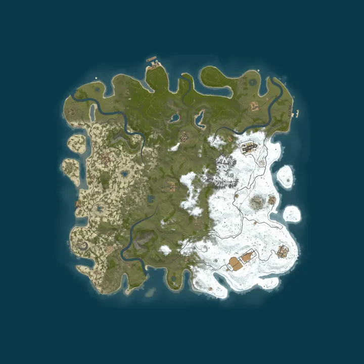 Map of My Untitled Rust Server