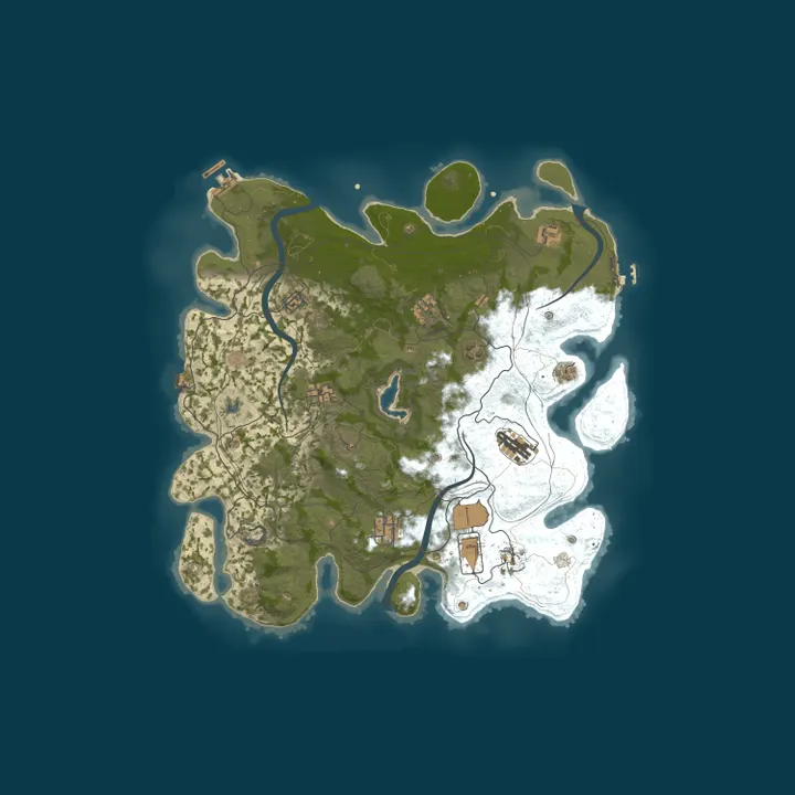 Map of Pine Hosting - Rust Server