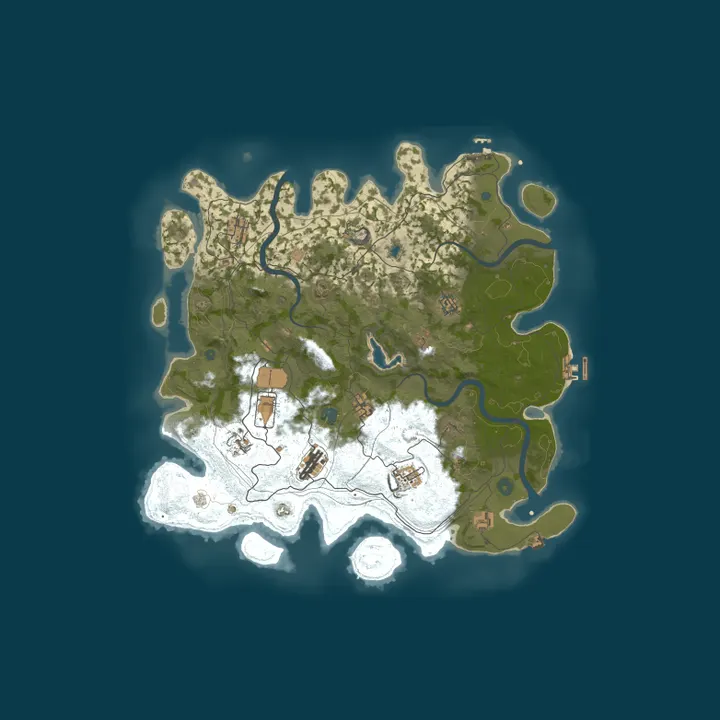 Map of Rusty Fish and Chips | 50% Upkeep | No BP Wipe | Raid Window |