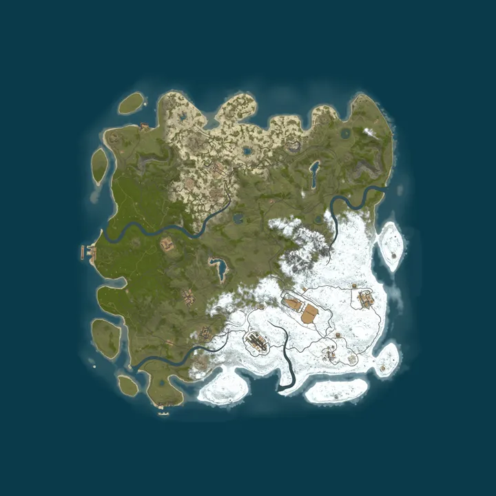 Map of Pine Hosting - Rust Server