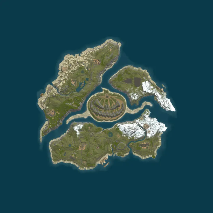 Map of BRIMSTONE PVE | NO KOS | XP | FRIENDLY