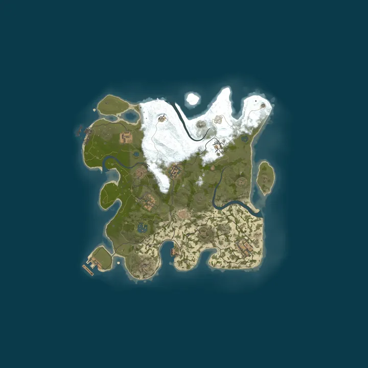 Map of MIGHTYRUST.GG|Small|Monthly|Low Upkeep