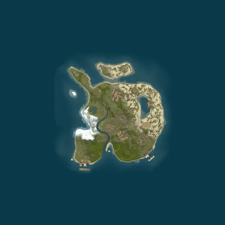 Map of Rust Server - Pinehosting.com