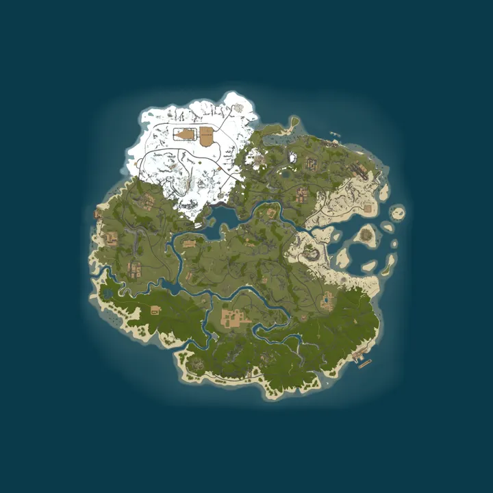 Map of Untam3d Atlanta TWD |5x|Monthly|Tug Bases|Underwater Domes|Wate