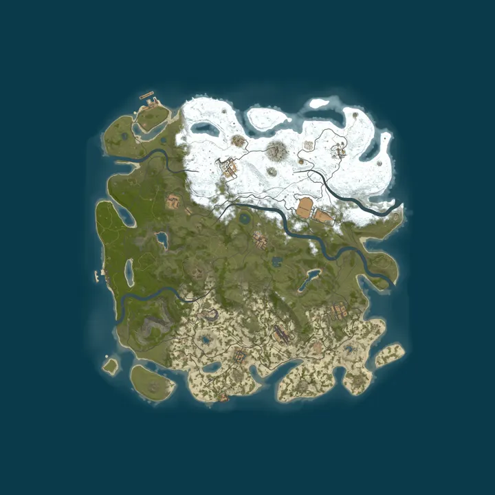 Map of McRust - Private Server