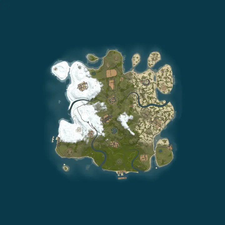 Map of [US EAST] Radium Small | 2x Vanilla | 4MAX |