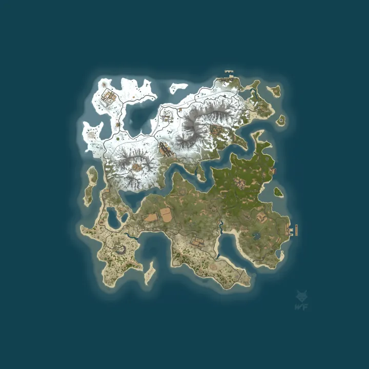 Map of RATTY.GG | No BP Wipes | PvE/PvP|