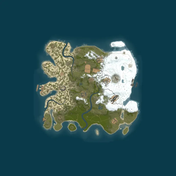 Map of Lost in Rust