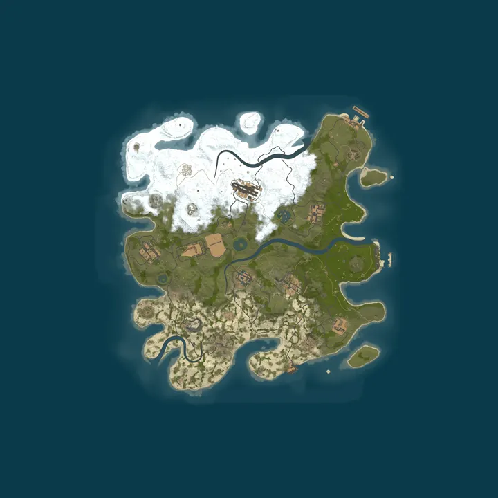 Map of CHUDLANDS 1000X
