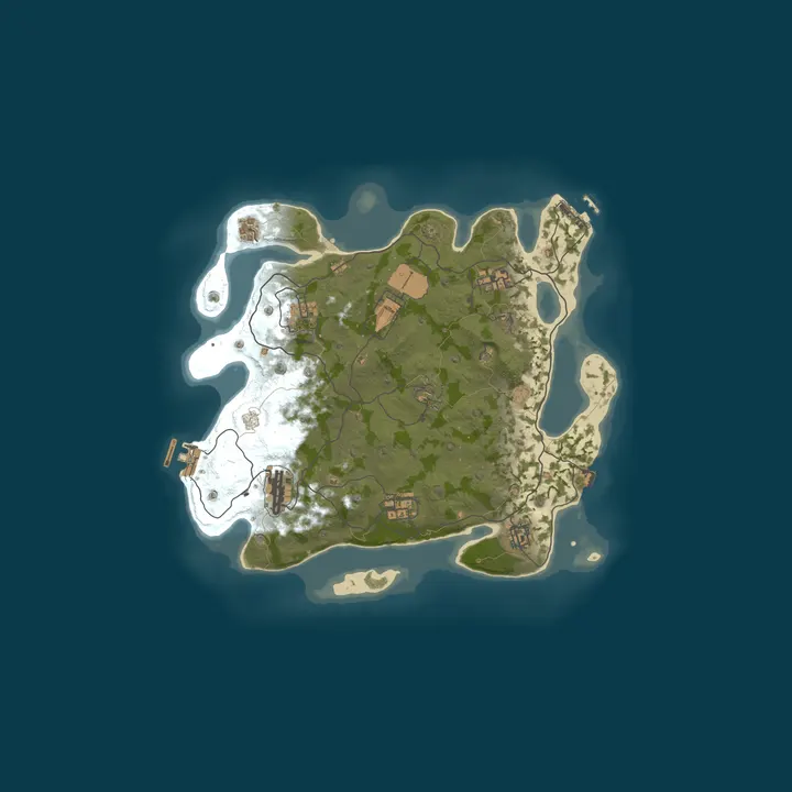 Map of My Untitled Rust Server