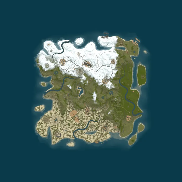 Map of Ozery Rust Low upkeep