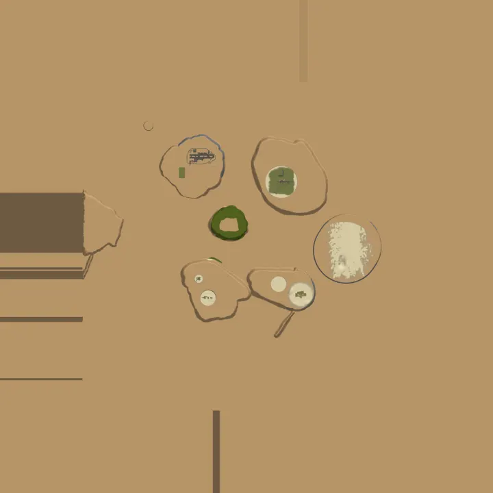 Map of developpement server