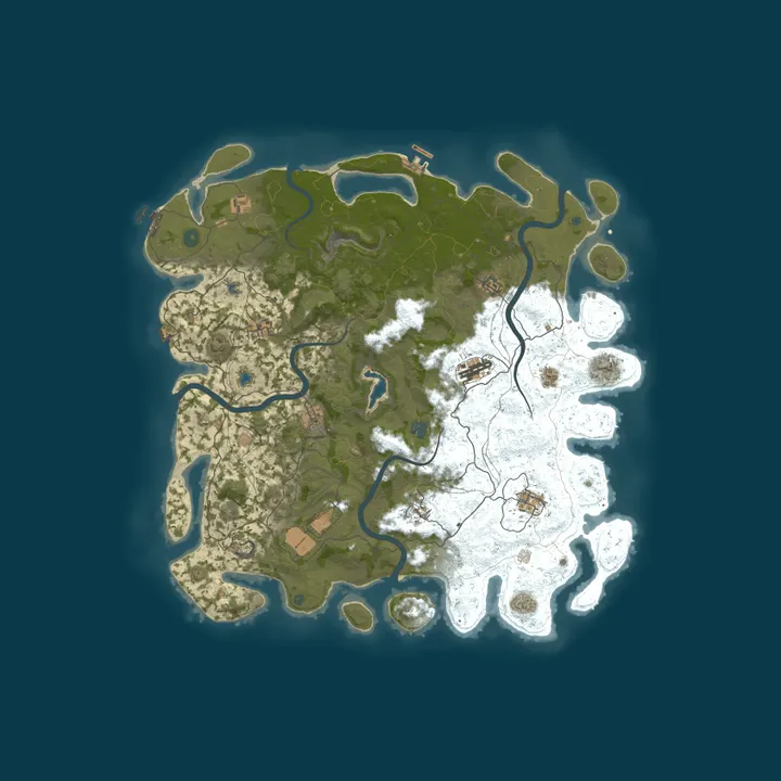 Map of Felix's Rust Server