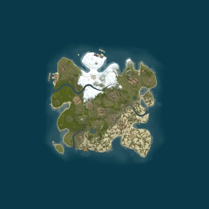 Map of A Rust Server
