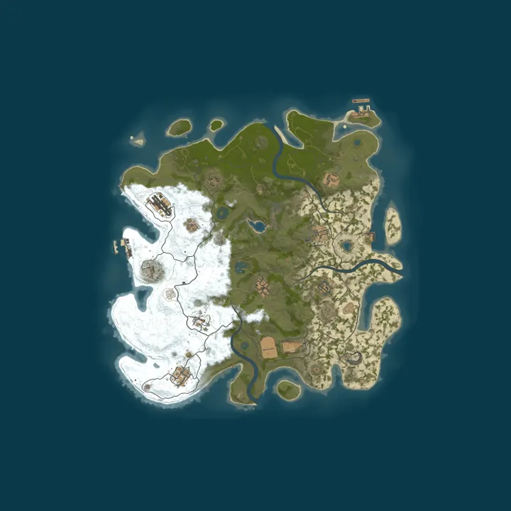 Map of Survivalist RUST