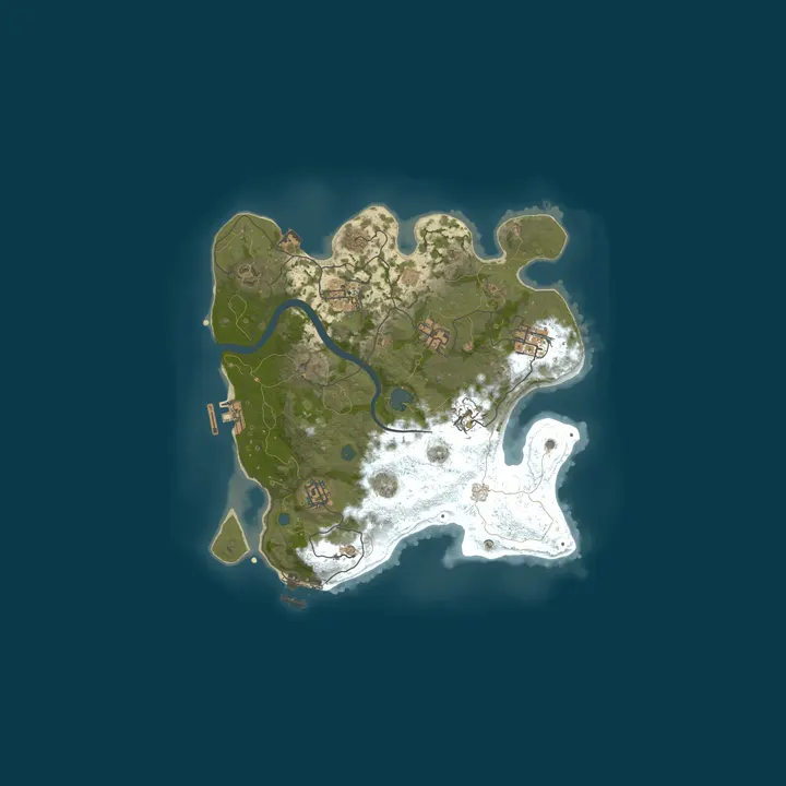 Map of AFTERWIPE | EU Vanilla | Weekly | Solo/Duo/Trio