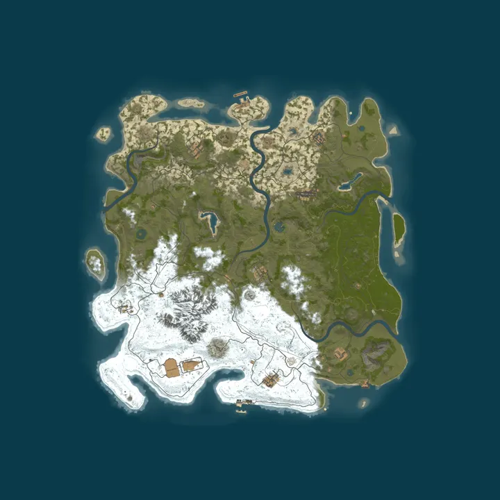 Map of FAFOA Rust PvE
