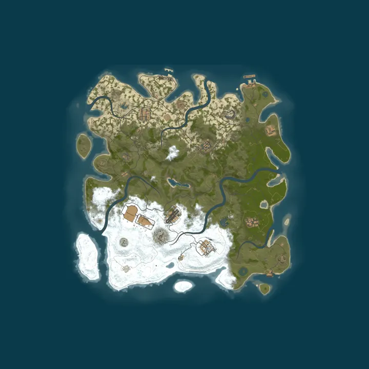 Map of Rust by g-portal.com
