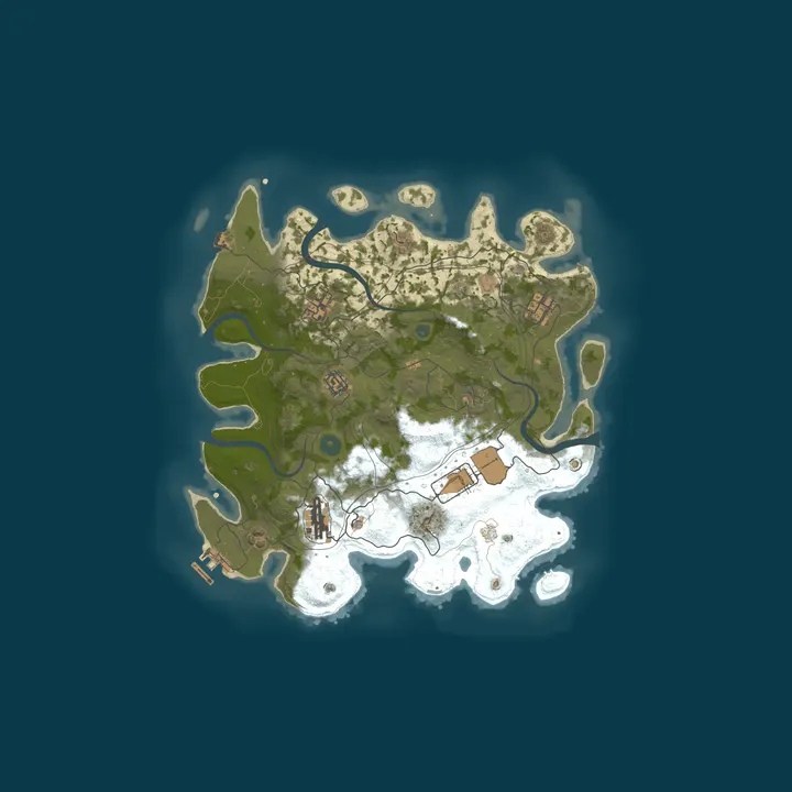 Map of RustOps - Solo/Duo Monthly | WIPES ON FORCE WIPE | VANILLA