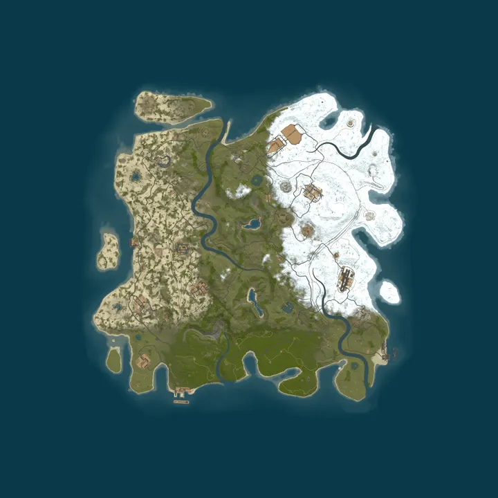 Map of RO|EU | Rust EvoPixel | Survival | Long-Term | Non-Toxic