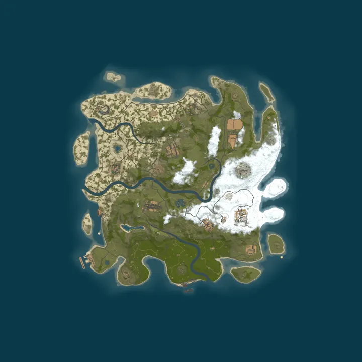 Map of FR RUSTY WOLF | x3 | PVP NO RAID | KITS