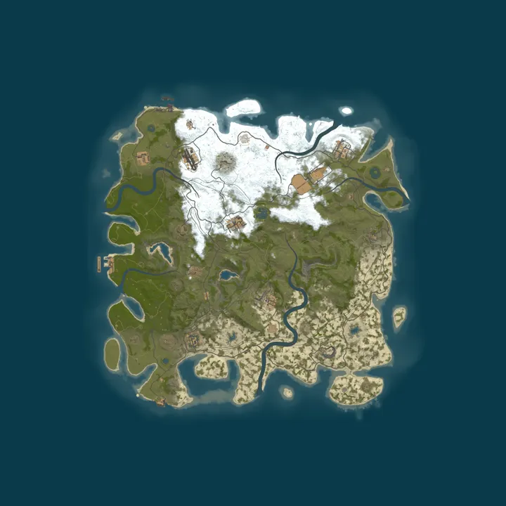 Map of Rusty Duck test server