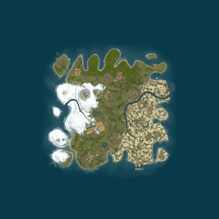 Map of Dukes Of Rust 2x (NO BP) No max Team size