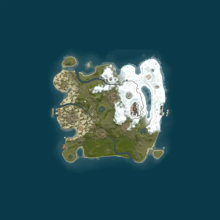 Map of Adam's PvE Server