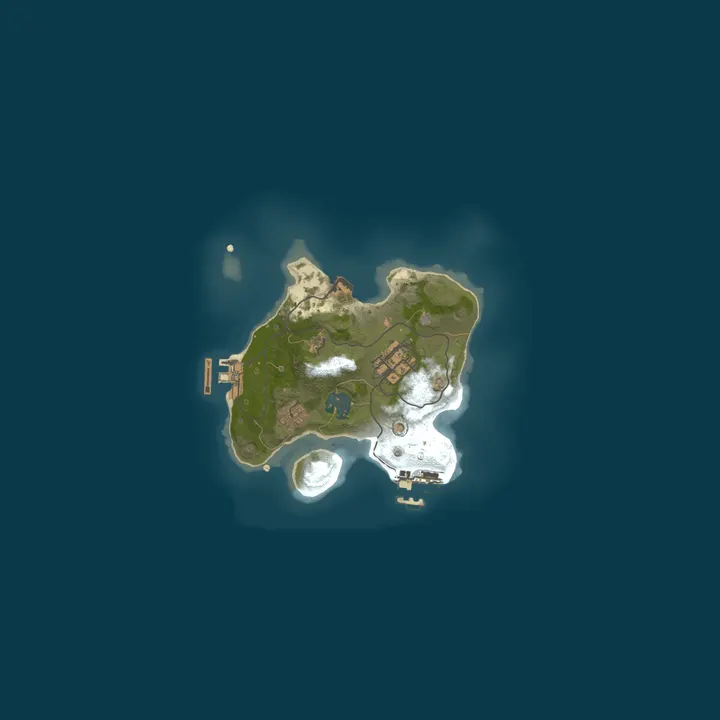 Map of DeadFall | Survival Horror | PvPvE