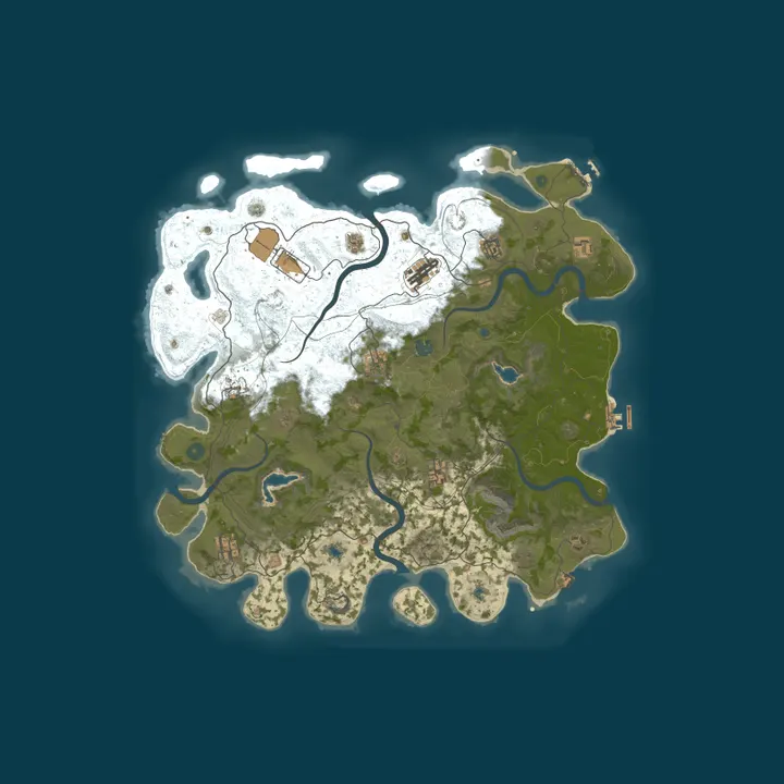 Map of Wasteland'nt | x2 | Max 5 | Modded AS