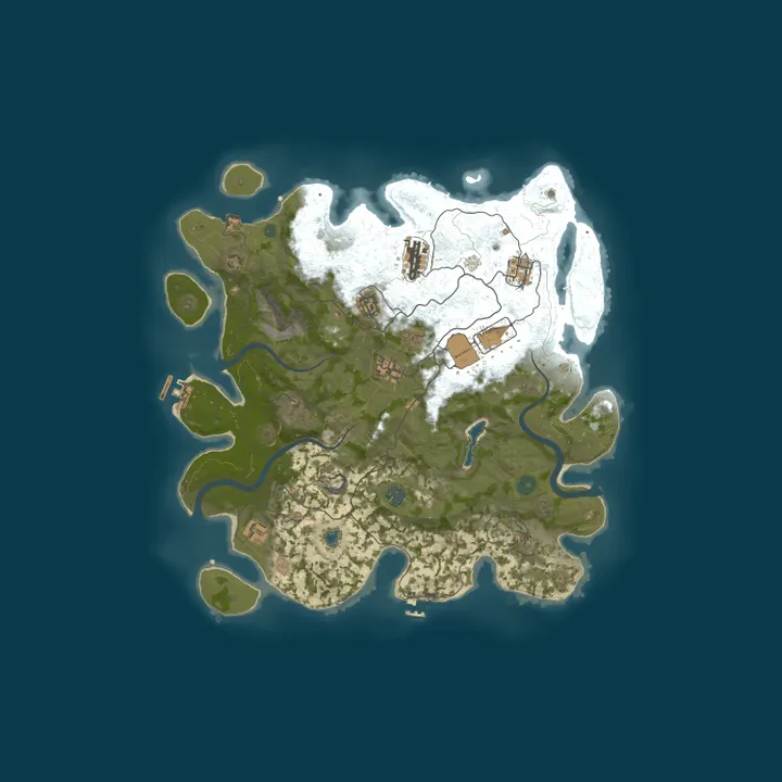Map of [EU] EURUST ONE | 2X Vanilla+ | Solo/Duo/Trio | Monthly