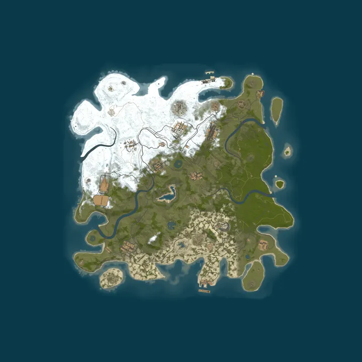 Map of ZLOY RUST 2x | ДЛЯ НОВИЧКОВ | RaidBases | Wipe 27.09