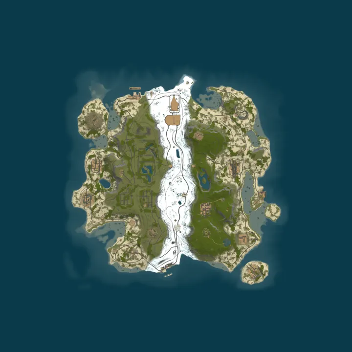 Map of DeepSeaRusWorld