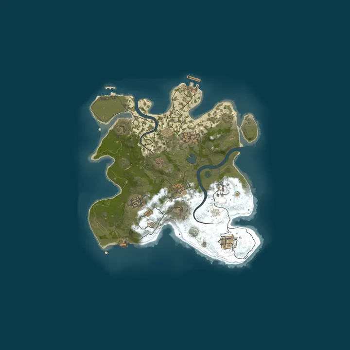 Map of A LOW.MS Rust Server