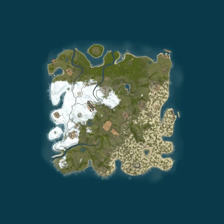 Map of ANGRY RUST TEST SERVER