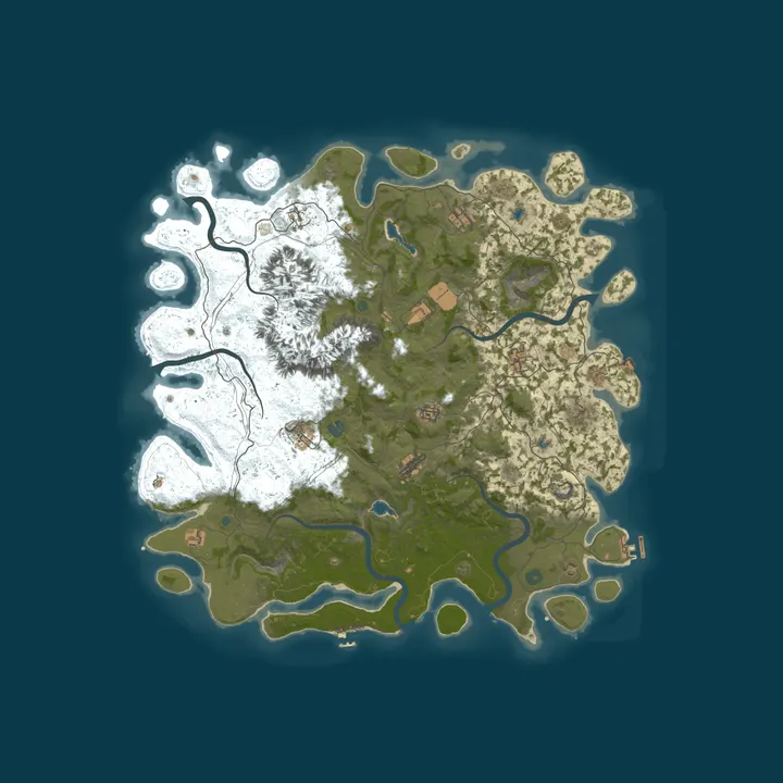 Map of ZGT - PVE - Rusted World (EU)