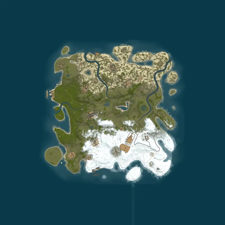 Map of Rust Vegas
